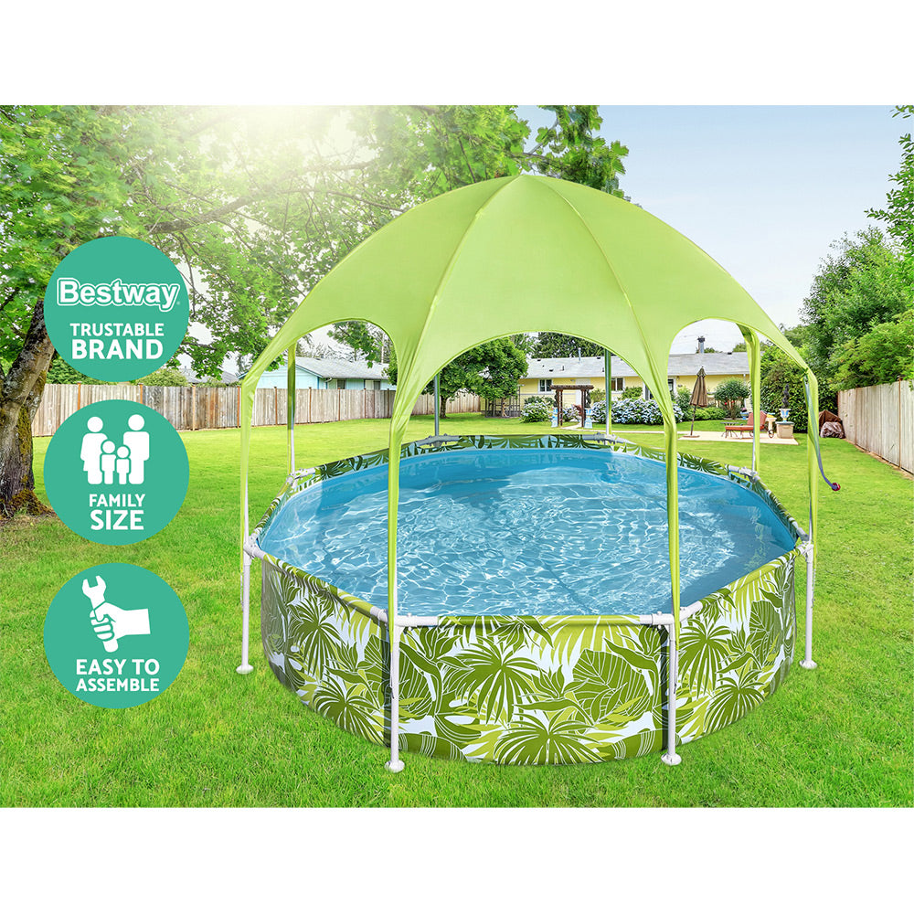 Bestway Above Ground Swimming Pool with Mist Shade Bestway