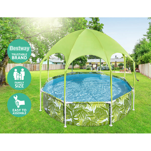 Bestway Above Ground Swimming Pool with Mist Shade Bestway
