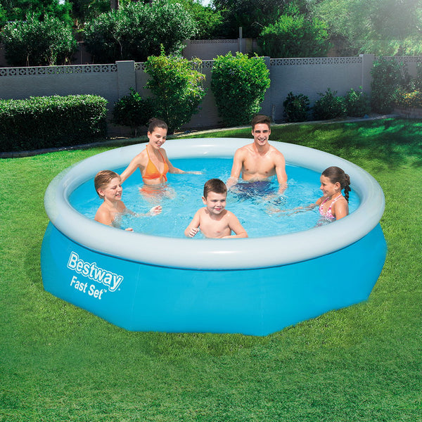 Bestway Above Ground Swimming Pool 305x76cm Fast Set Pool Family freeshipping - Awezingly