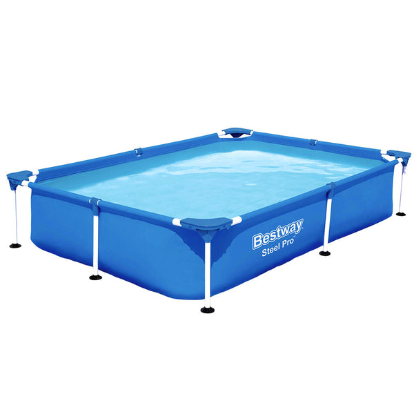 Bestway Swimming Pool Above Ground Frame Pools Outdoor Steel Pro 2.2 X 1.5M Bestway
