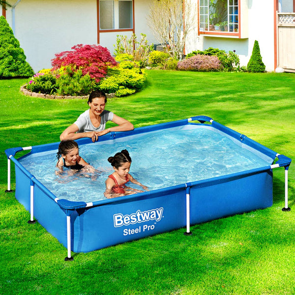 Bestway Swimming Pool Above Ground Frame Pools Outdoor Steel Pro 2.2 X 1.5M Bestway