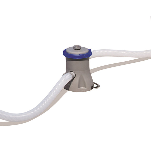 Bestway Swimming Pool Steel Frame Above Ground Rectangular Pool Filter Pump freeshipping - Awezingly