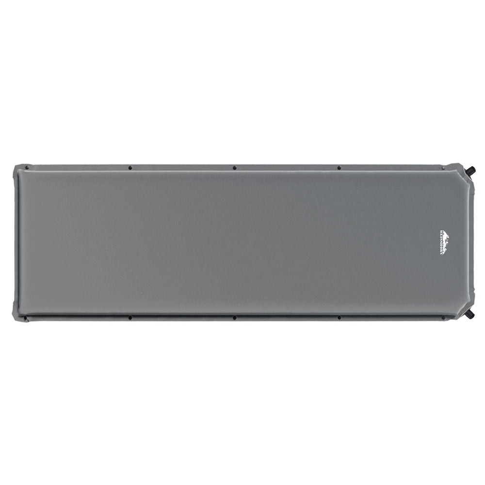 Weisshorn Self Inflating Mattress 6CM Camping Sleeping Mat Air Bed Single Grey Weisshorn