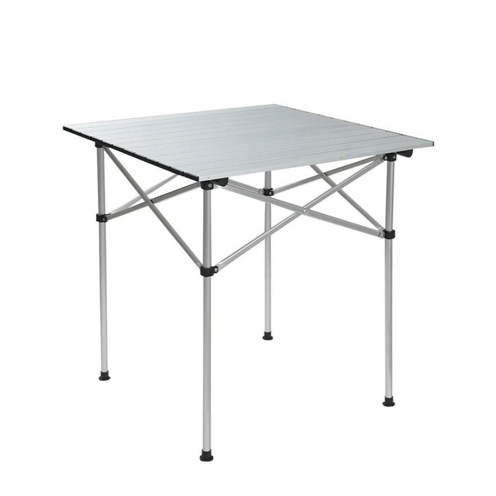 Weisshorn Roll Up Camping Table Foldable Portable Picnic Garden BBQ Desk 70CM Weisshorn
