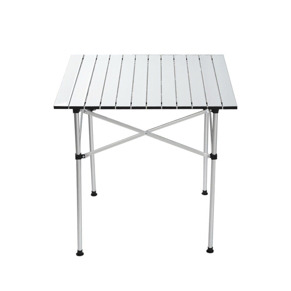 Weisshorn Roll Up Camping Table Foldable Portable Picnic Garden BBQ Desk 70CM Weisshorn