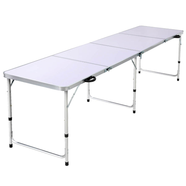 Weisshorn Folding Camping Table Portable Family Picnic Garden 240CM Weisshorn