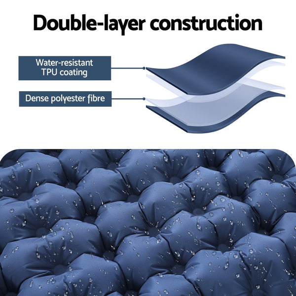 Weisshorn Self Inflating Mattress Camping Sleeping Mat Air Bed Single Pillow Bag Does not apply