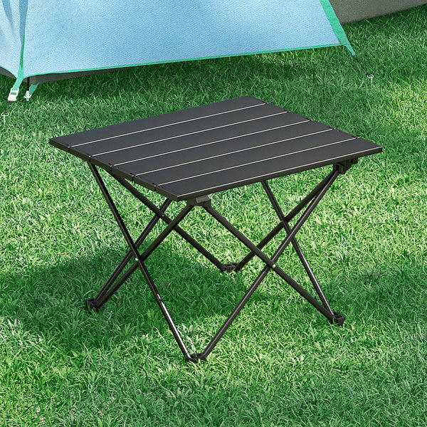 Weisshorn Folding Camping Table 40cm Aluminium Portable Outdoor Picnic BBQ Weisshorn