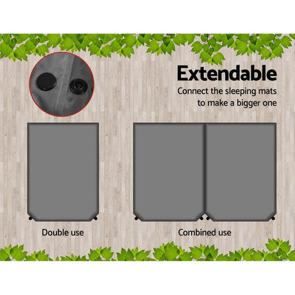 Weisshorn Self Inflating Mattress - Grey Weisshorn