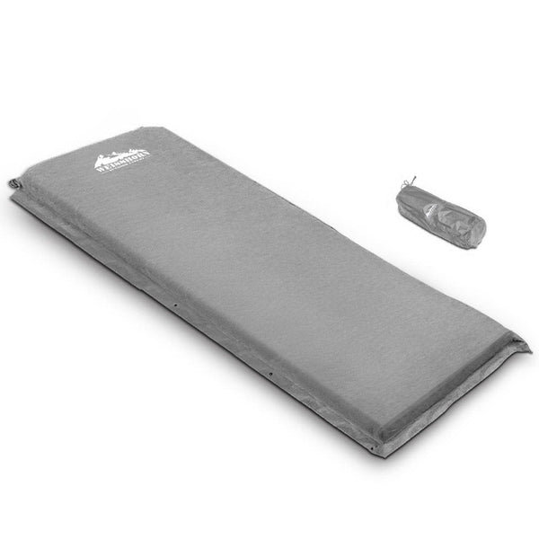 Weisshorn Single Size Self Inflating Matress - Grey Weisshorn