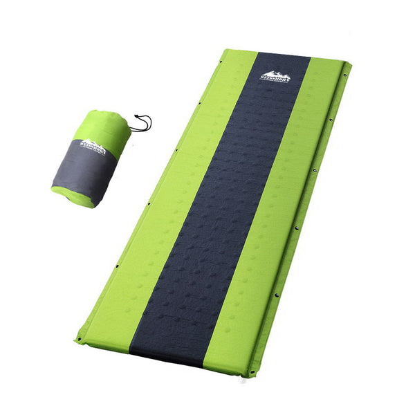 Weisshorn Self Inflating Mattress Camping Sleeping Mat Air Bed Pad Single Green Weisshorn