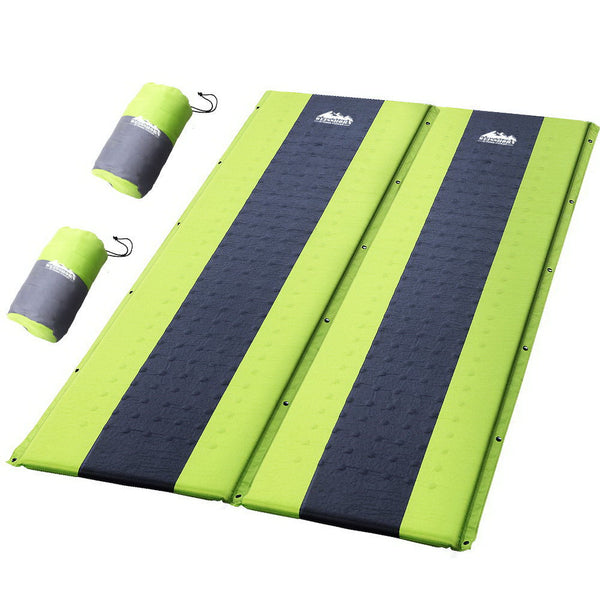 Weisshorn Self Inflating Mattress Camping Sleeping Mat Air Bed Pad Double Green Weisshorn