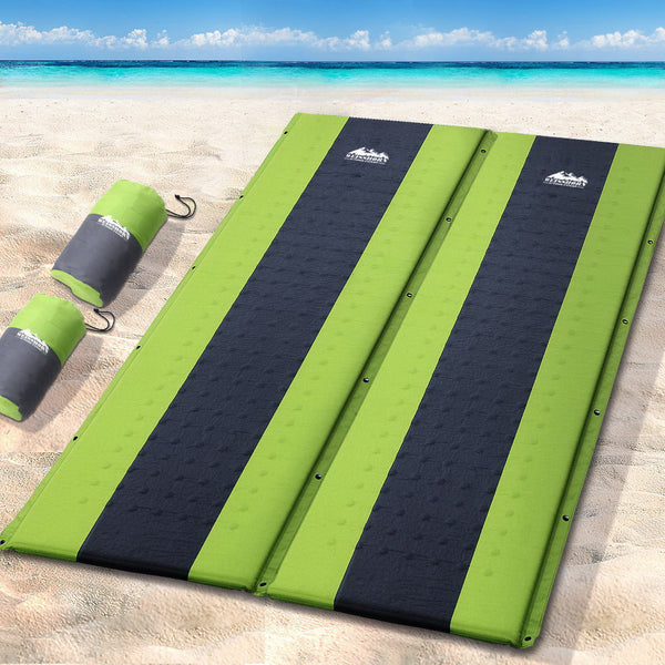 Weisshorn Self Inflating Mattress Camping Sleeping Mat Air Bed Pad Double Green Weisshorn
