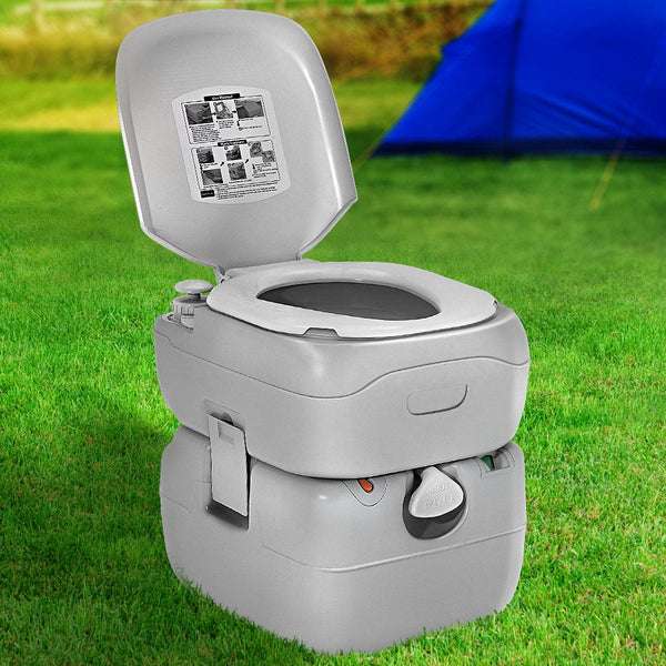Outdoor Portable Camping Toilet 22L Weisshorn