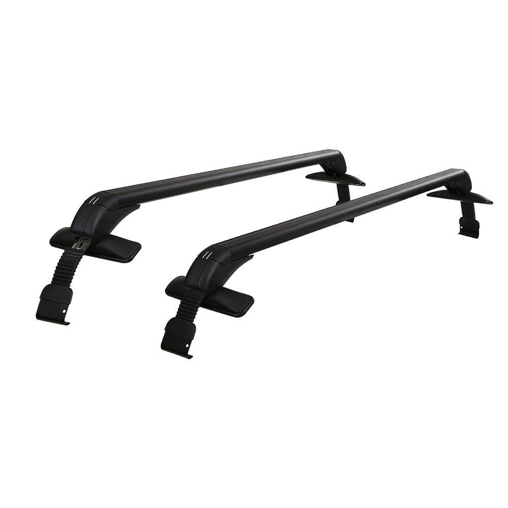 Universal Car Roof Rack Cross Bars 90cm Aluminium Adjustable Lockable 45kg Clamps Does not apply