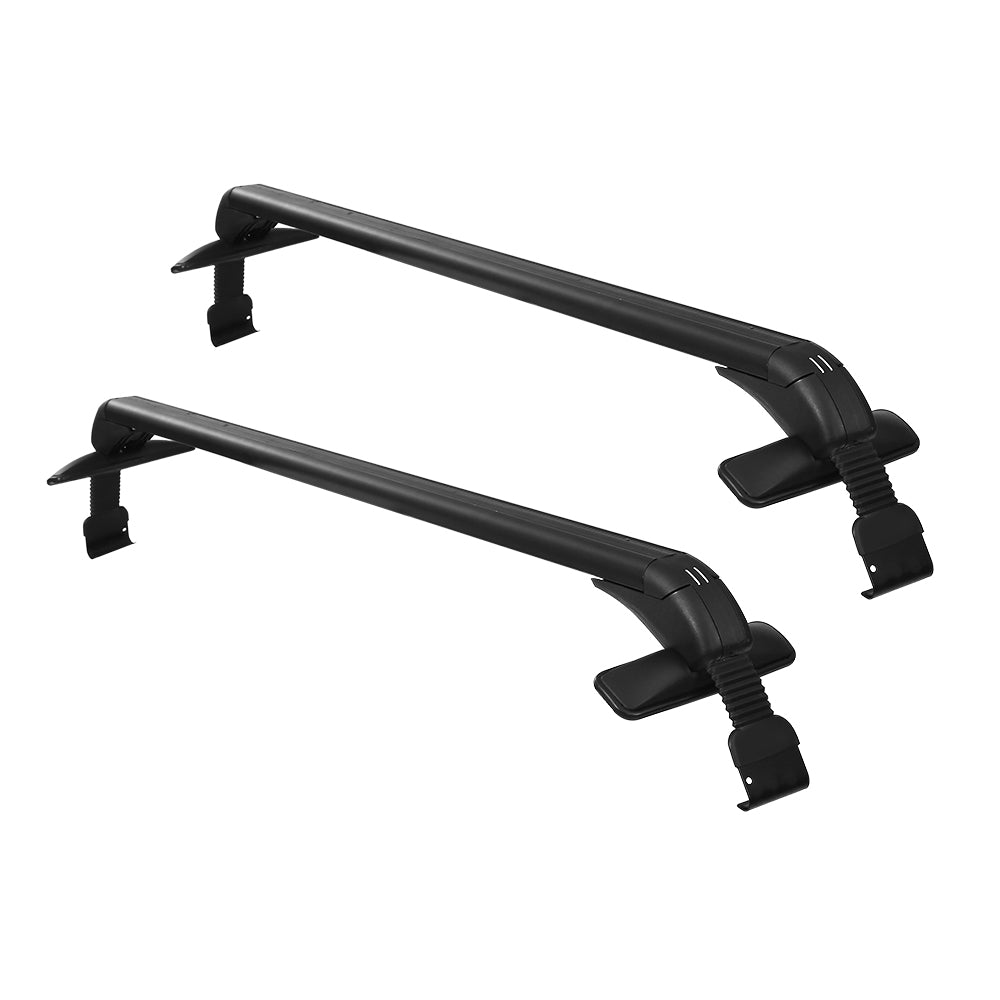 Universal Car Roof Rack Cross Bars 90cm Aluminium Adjustable Lockable 45kg Clamps Does not apply