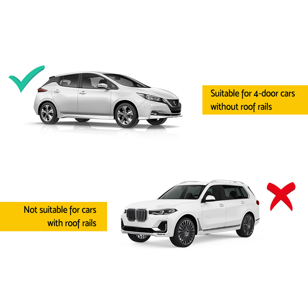 Universal Car Roof Rack Cross Bars 90cm Aluminium Adjustable Lockable 45kg Clamps Does not apply