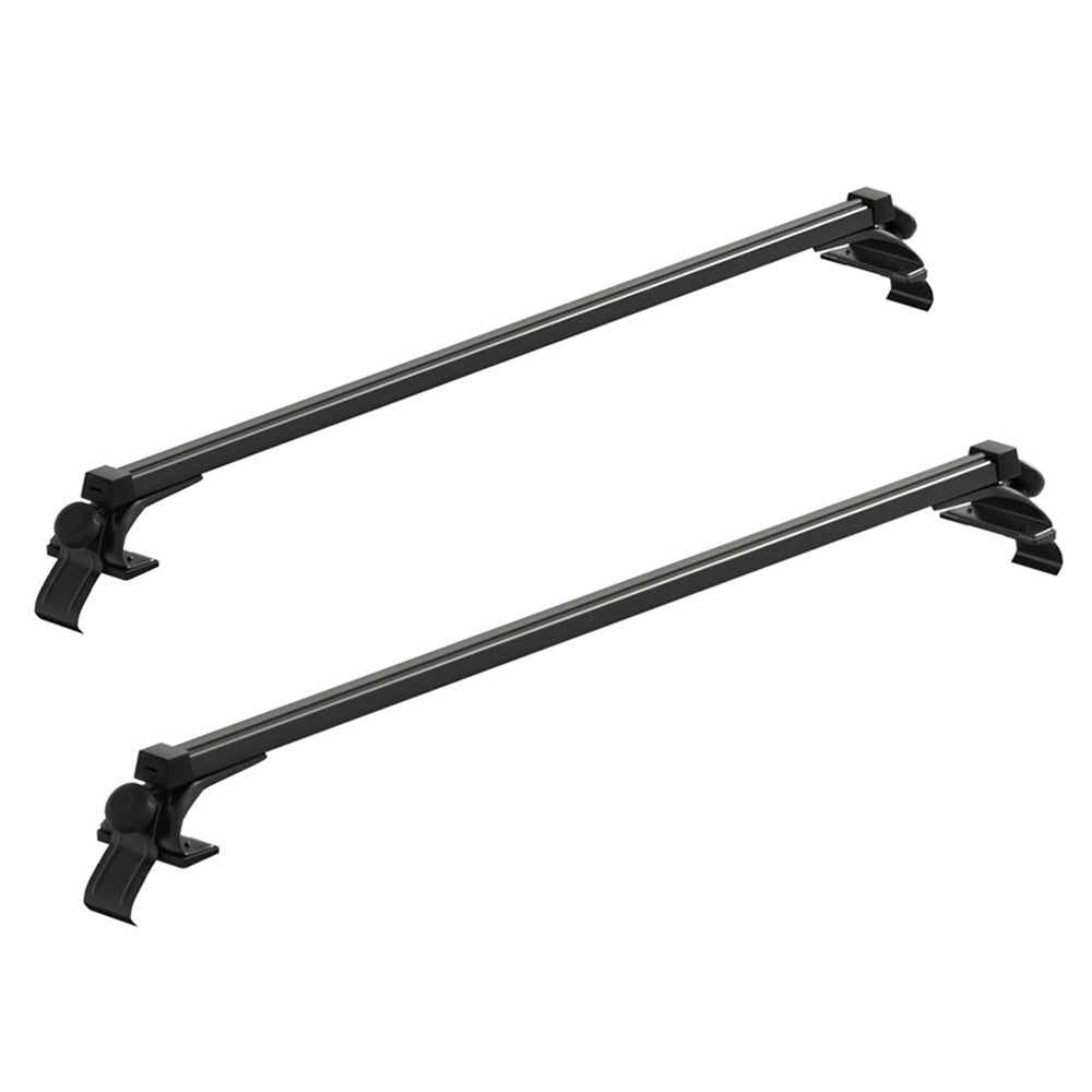 Universal Car Roof Racks Pod Aluminium Cross Bars Brackets 145cm Black Does not apply