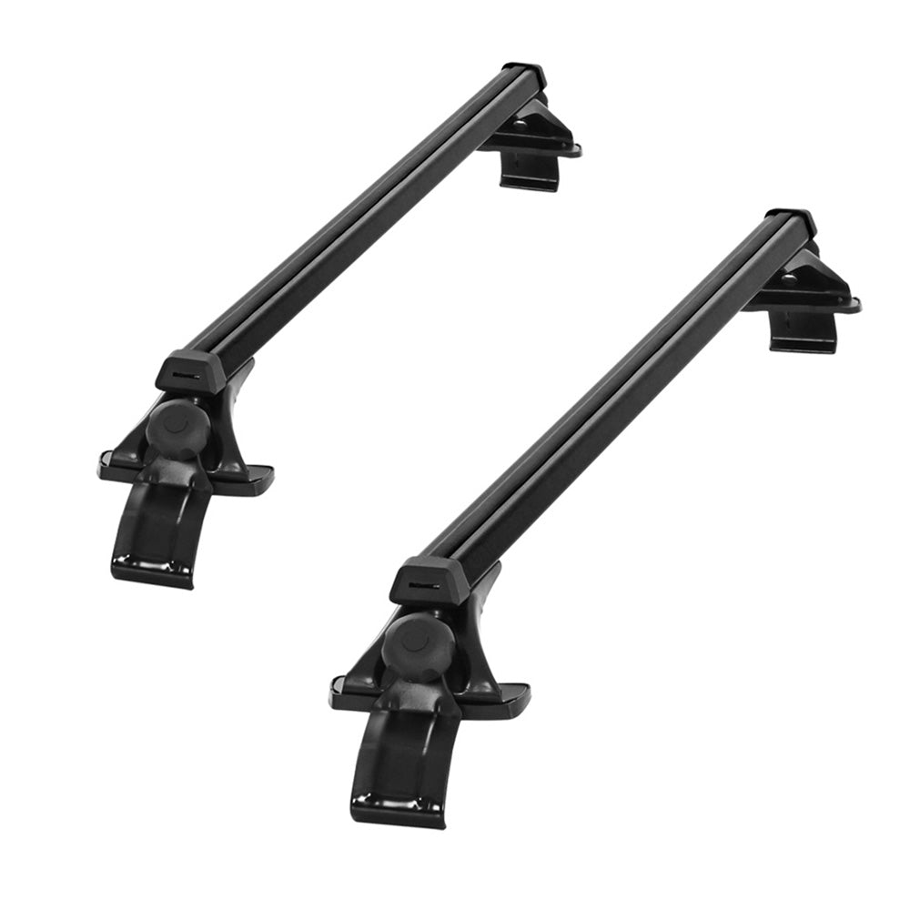 Universal Car Roof Racks Pod Aluminium Cross Bars Brackets 145cm Black Does not apply