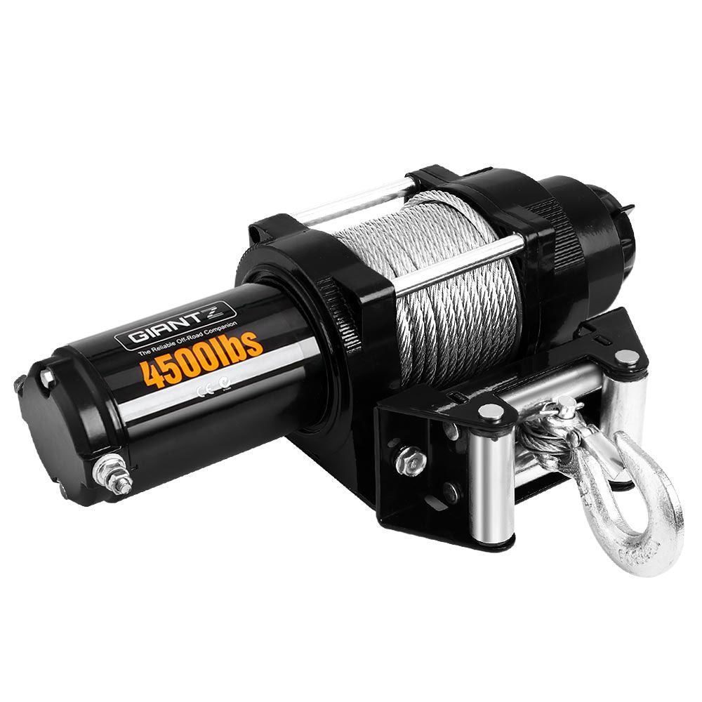 Giantz 12V Wireless Electric Winch Remote with Steel Cable Giantz