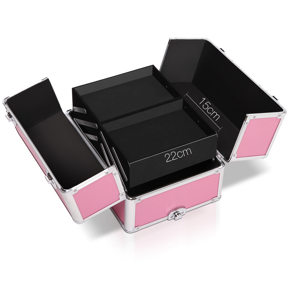 Embellir Makeup Case Beauty Cosmetic Organiser Travel Portable Box Troley Vanity Embellir