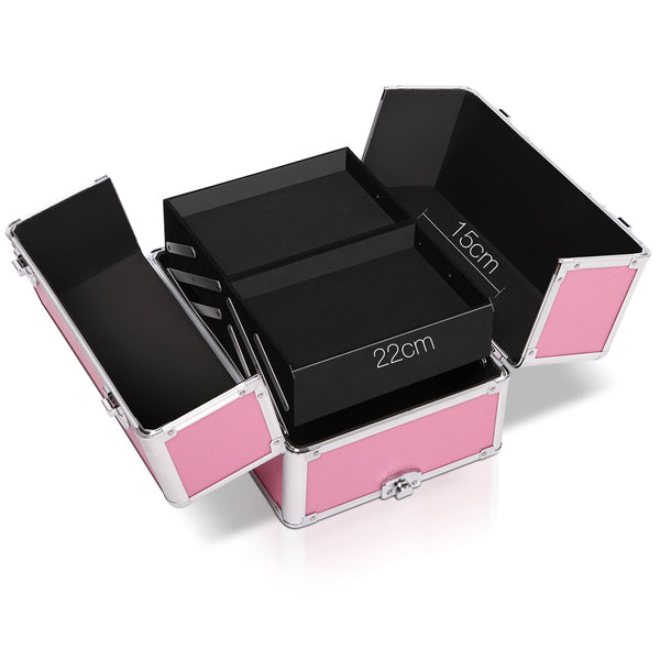 Embellir Makeup Case Beauty Cosmetic Organiser Travel Portable Box Troley Vanity Embellir