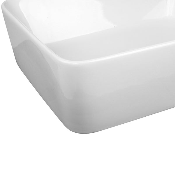 Cefito Ceramic Rectangle Sink Bowl - White freeshipping - Awezingly