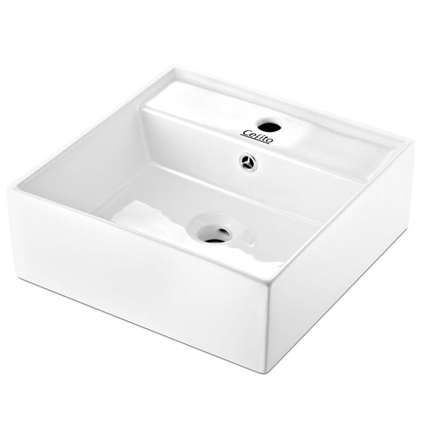 Cefito Ceramic Rectangle Sink Bowl - White freeshipping - Awezingly