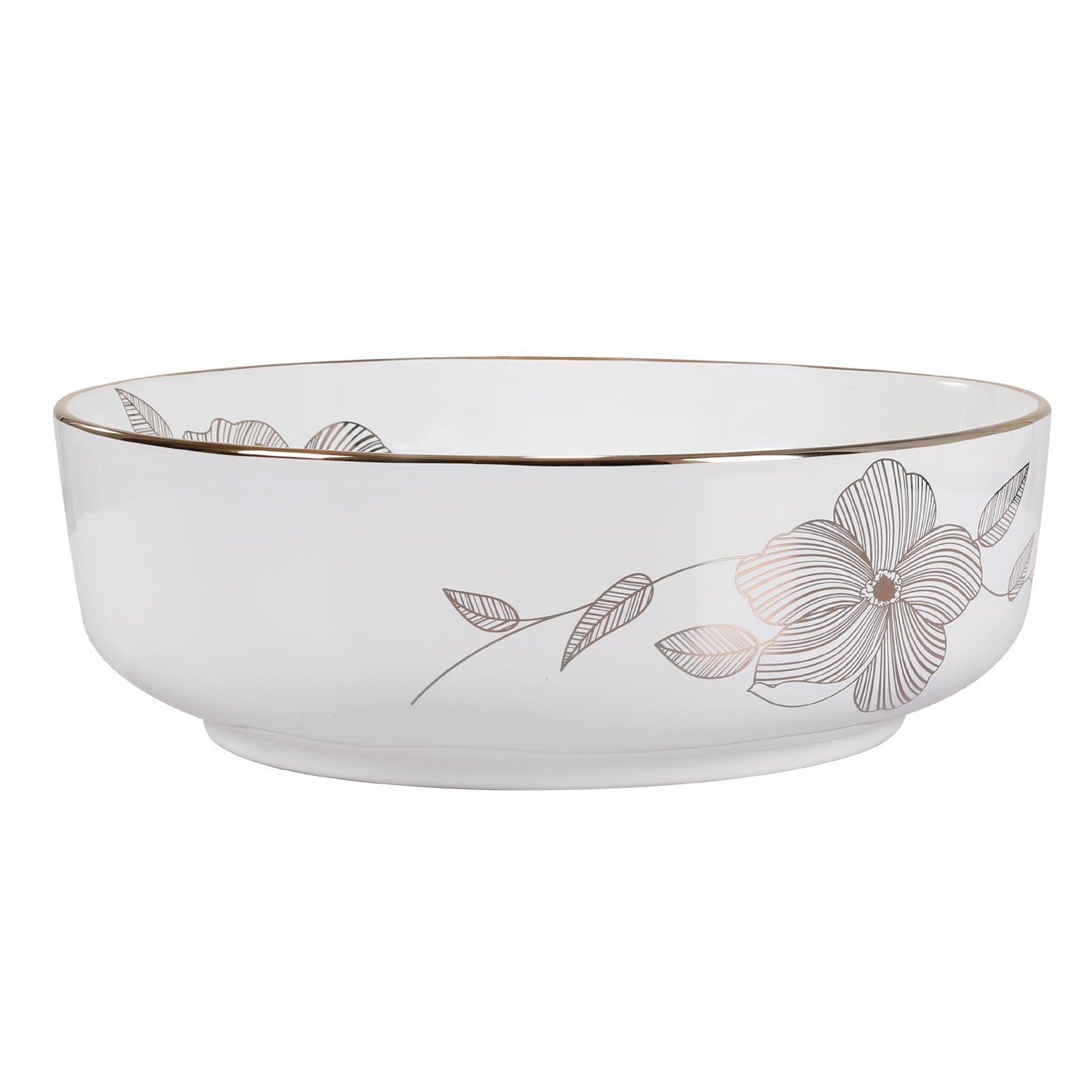 Cefito Bathroom Basin Ceramic Vanity Sink Hand Wash Bowl with Pattern 41x41cm Does not apply