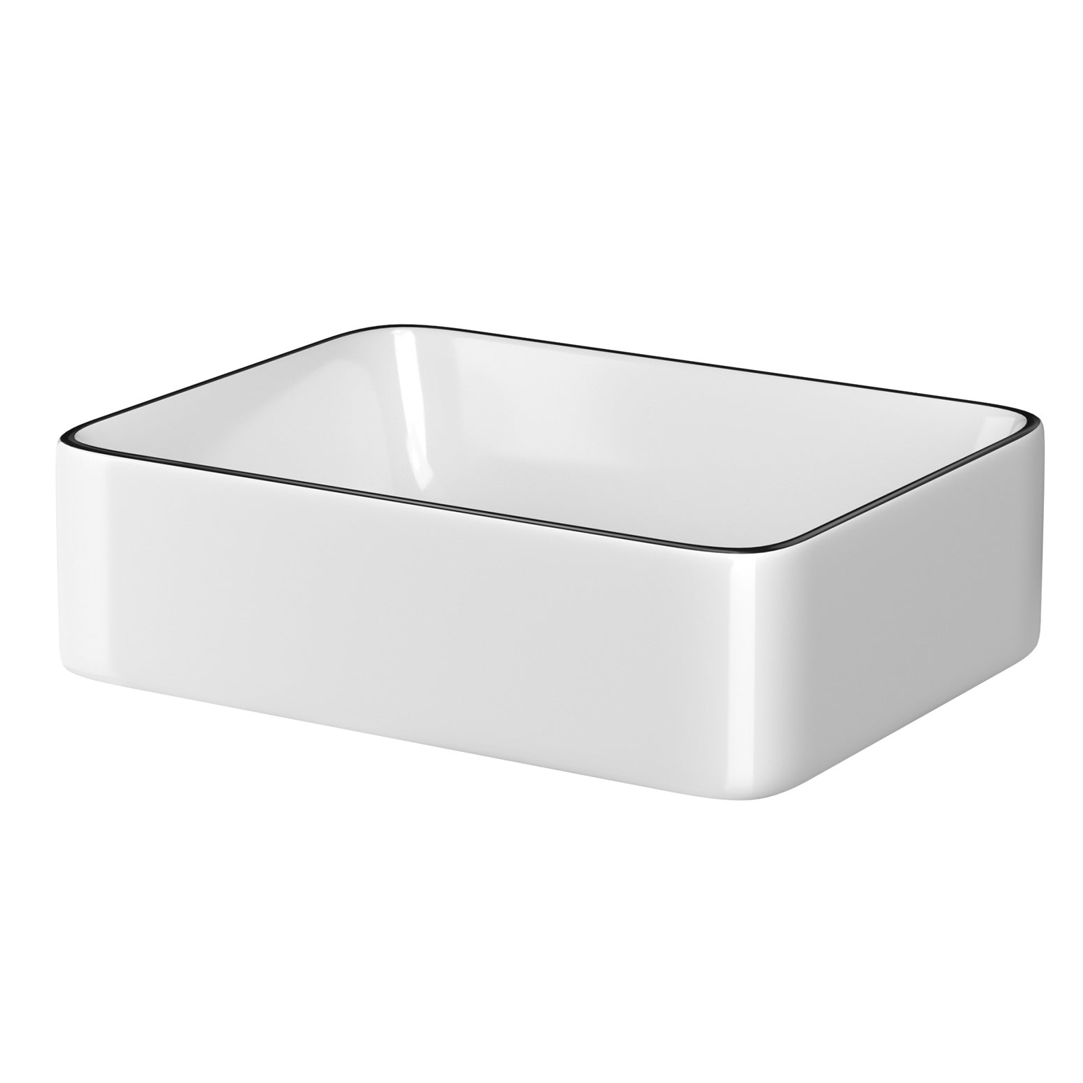 Cefito Bathroom Basin Ceramic Vanity Sink Hand Wash Bowl Above Counter 48x37cm Does not apply