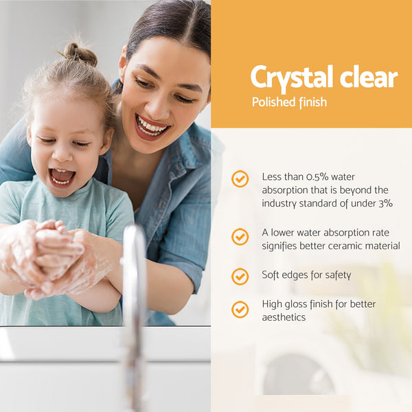 Cefito Bathroom Basin Ceramic Vanity Sink Hand Wash Bowl Above Counter 48x37cm Does not apply