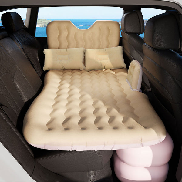 Weisshorn Car Mattress 176x80 Inflatable SUV Back Seat Camping Bed Beige Weisshorn