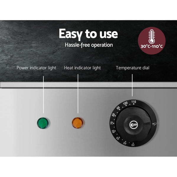 Devanti Commercial Food Warmer Bain Marie Electric Buffet Pan Stainless Steel freeshipping - Awezingly