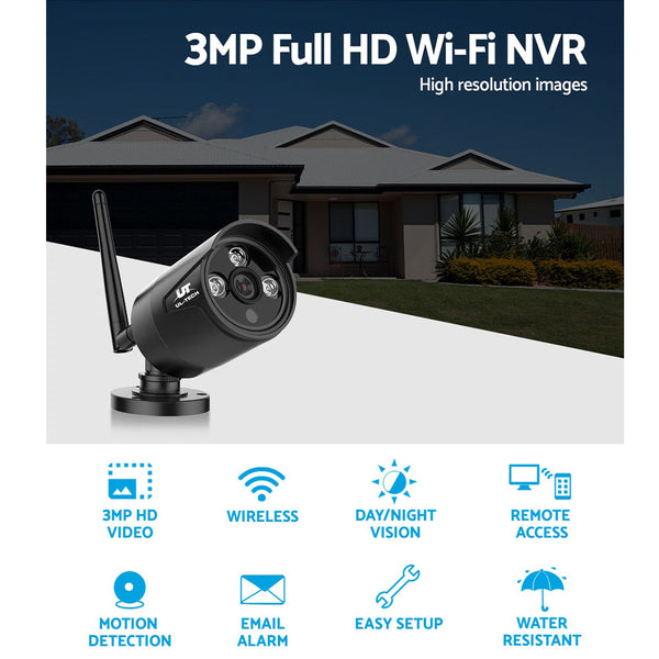 UL-TECH 1080P Wireless Security Camera System IP CCTV Home UL-TECH