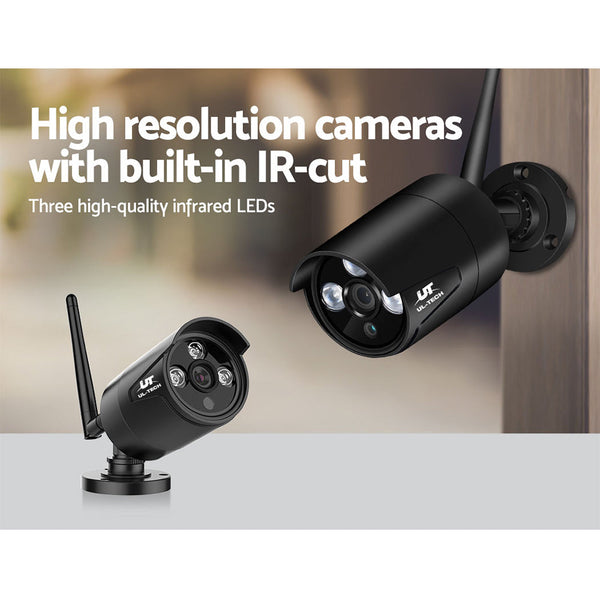 UL-TECH 1080P Wireless Security Camera System IP CCTV Home UL-TECH