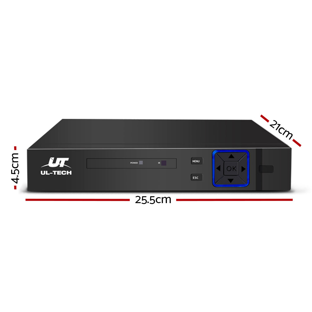 UL-TECH 5 IN 1 4CH DVR Video Recorder CCTV Security System HDMI 1080P UL-TECH