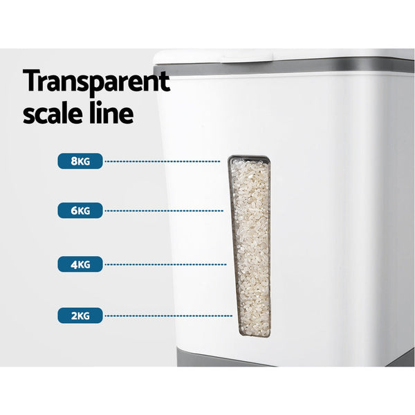 5-Star Chef Rice Cereal Dispenser Grain Container 12KG Does not apply