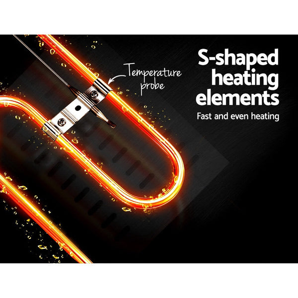 Devanti Electric Commercial Deep Fryer Twin Frying Basket Chip Cooker Kitchen freeshipping - Awezingly