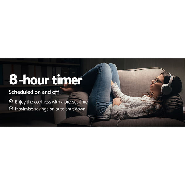 Devanti 52'' Ceiling Fan w/Remote - Black freeshipping - Awezingly