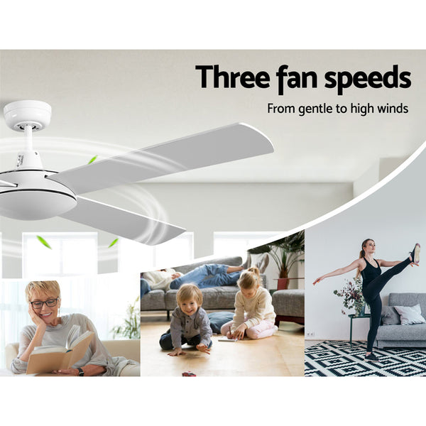 Devanti 52'' Ceiling Fan w/Remote - White freeshipping - Awezingly