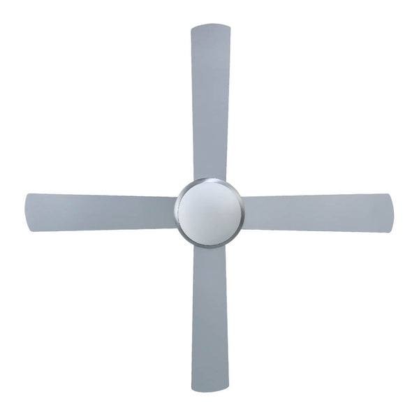 Devanti 52'' Ceiling Fan w/Light w/Remote Timer - Silver freeshipping - Awezingly