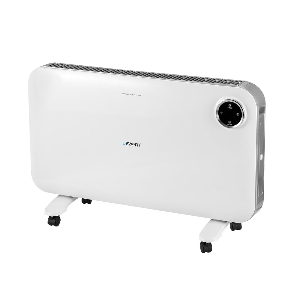 Devanti Electric Convection Heater White 2000W Devanti