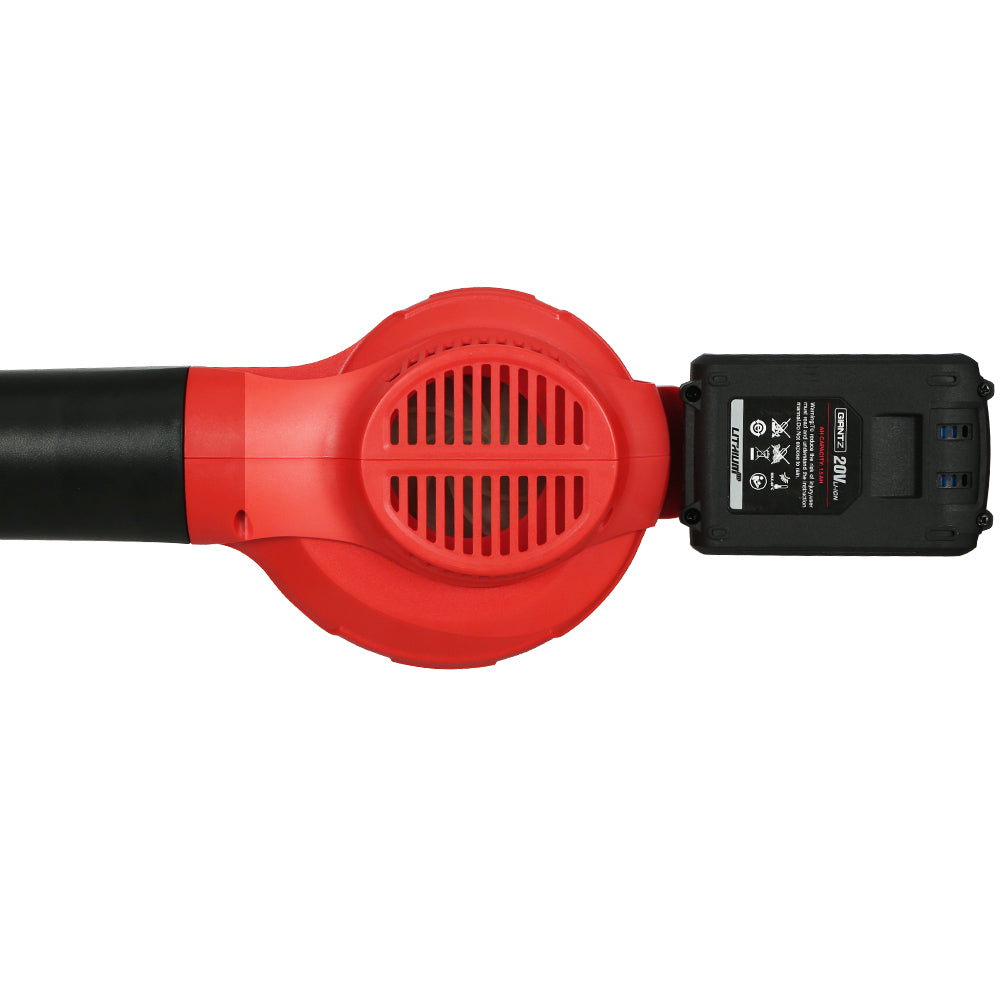 Giantz 20V Cordless Leaf Blower Garden Lithium Electric Battery Nozzles 2-Speed Giantz