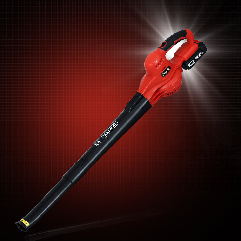 Giantz 20V Cordless Leaf Blower Garden Lithium Electric Battery Nozzles 2-Speed Giantz