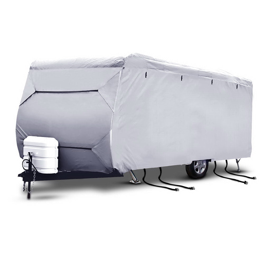 Weisshorn 16-18ft Caravan Cover Campervan 4 Layer UV Water Resistant freeshipping - Awezingly