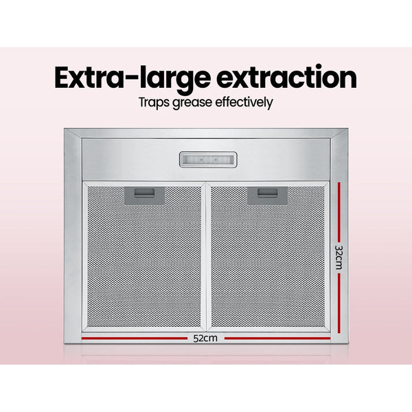 Comfee Rangehood 600mm 60cm Range Hood Stainless Steel Kitchen Canopy LED Light Comfee