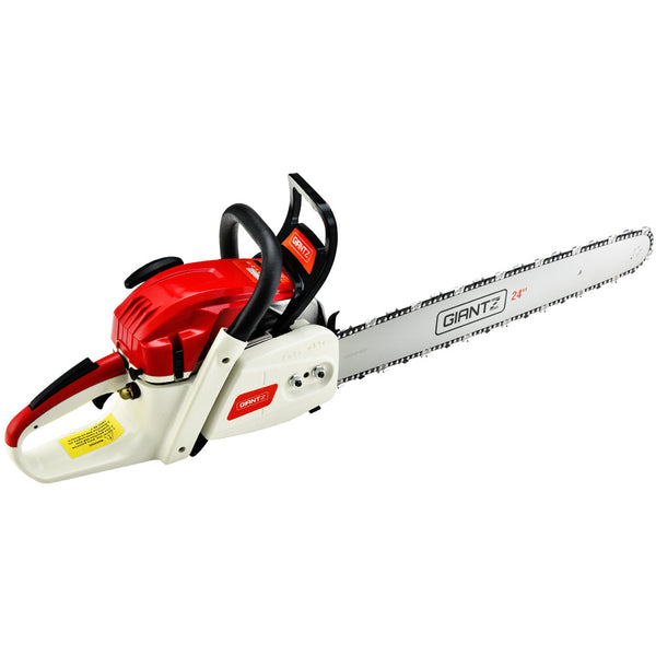 Giantz 88cc Commercial Petrol Chainsaw E-Start 24 Bar Pruning Chain Saw Giantz