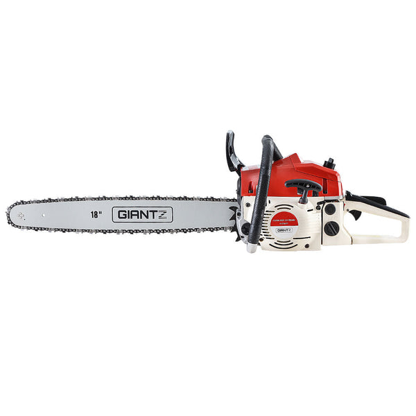 Giantz Petrol Chainsaw Commercial E-Start 18'' Giantz