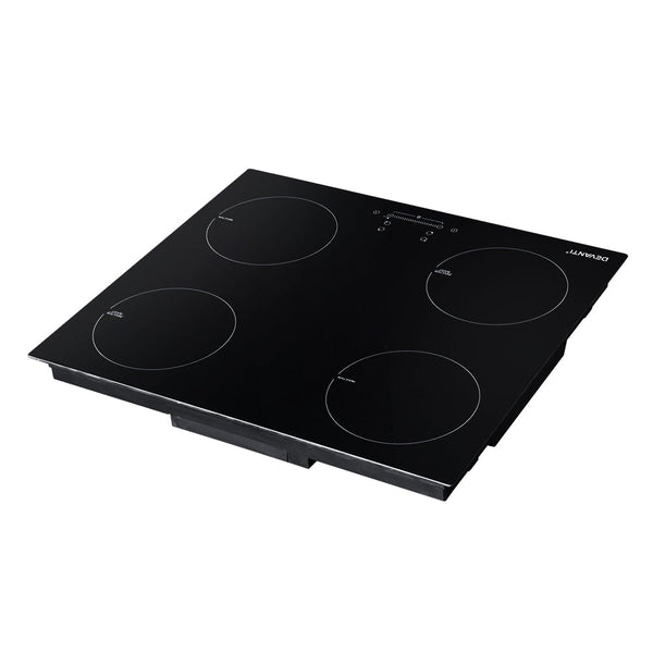 Devanti Electric Induction Cooktop 60cm Ceramic 4 Zones Stove Cook Top Hot Plate Devanti