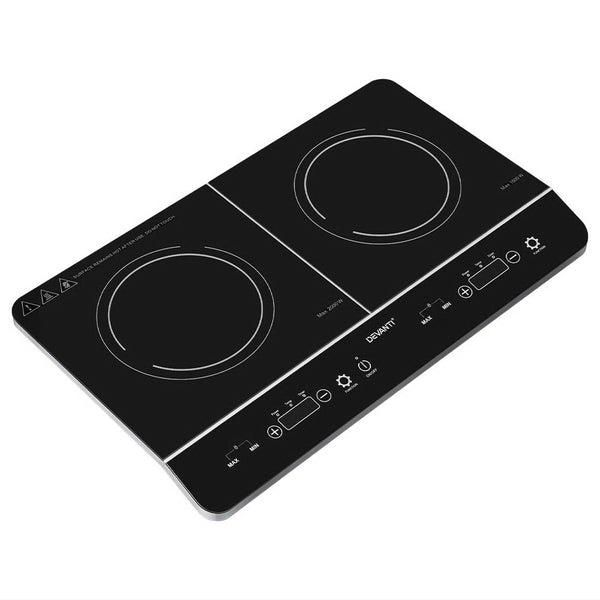 Devanti Electric Induction Cooktop 60cm Portable Kitchen Ceramic Glass Cooker Devanti